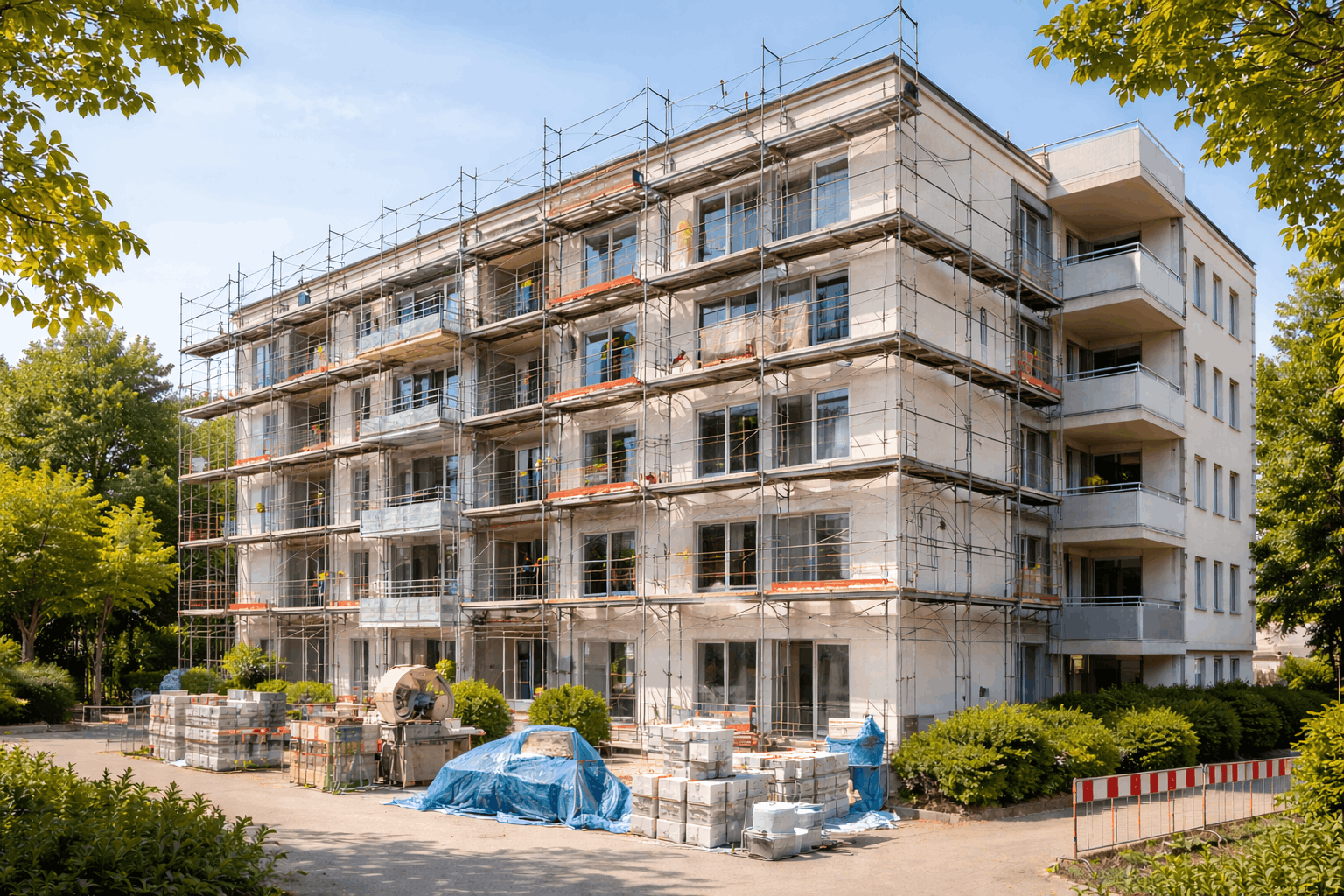 Baustelle / Sanierung (Symbolbild)